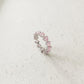 Sweet Vibes - Pink Eternity Hearts Ring