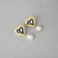 Heiress Earrings - Black onyx and pearl earrings