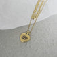 Best Interest at Heart Vintage heart pendant necklace (engraving available)