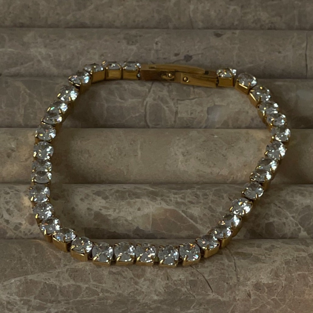 Monet  Jewelry  Vintage Monet Tennis Bracelet Crystalblue Topaz  Poshmark