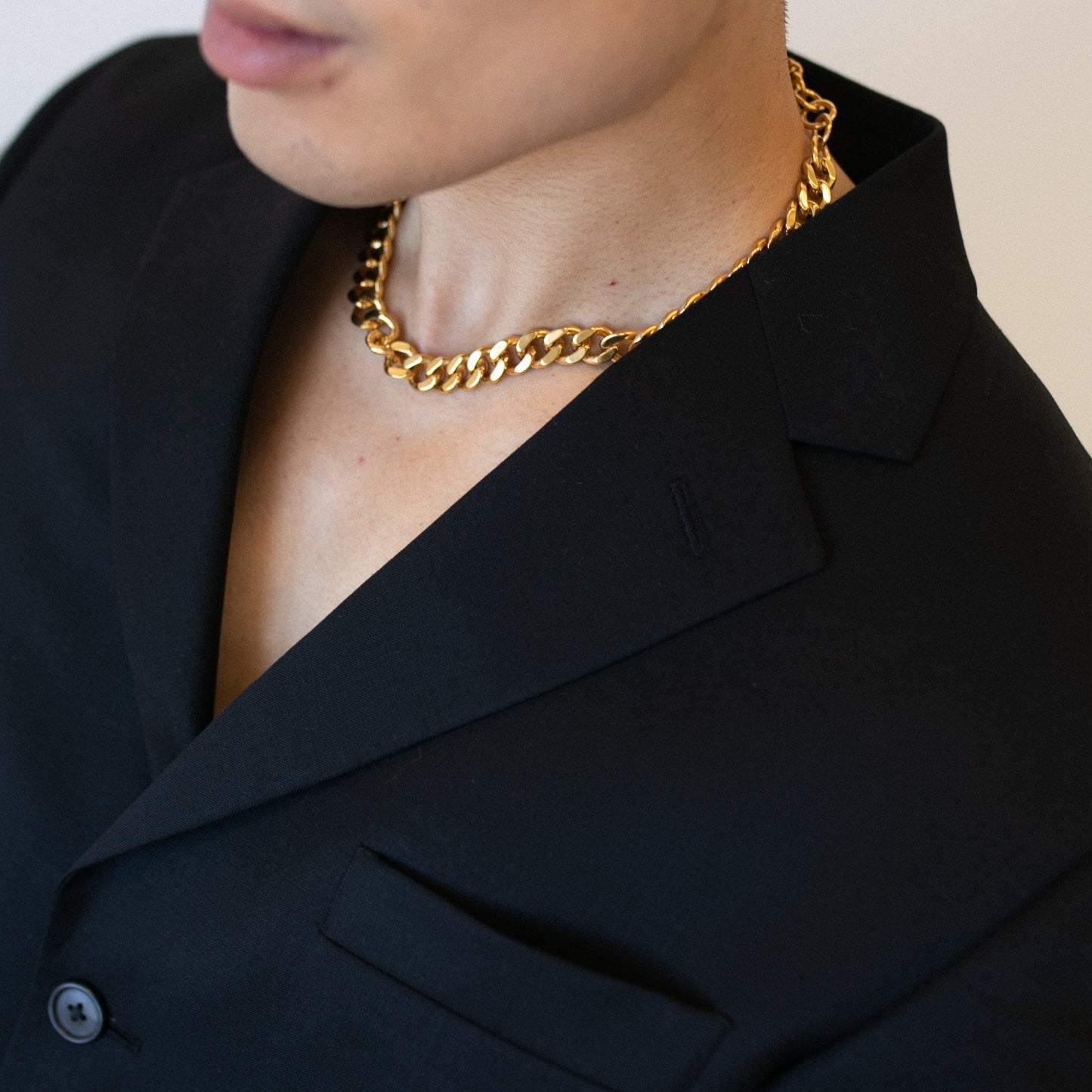 The Executive Cuban Link Chain Gold and Silver