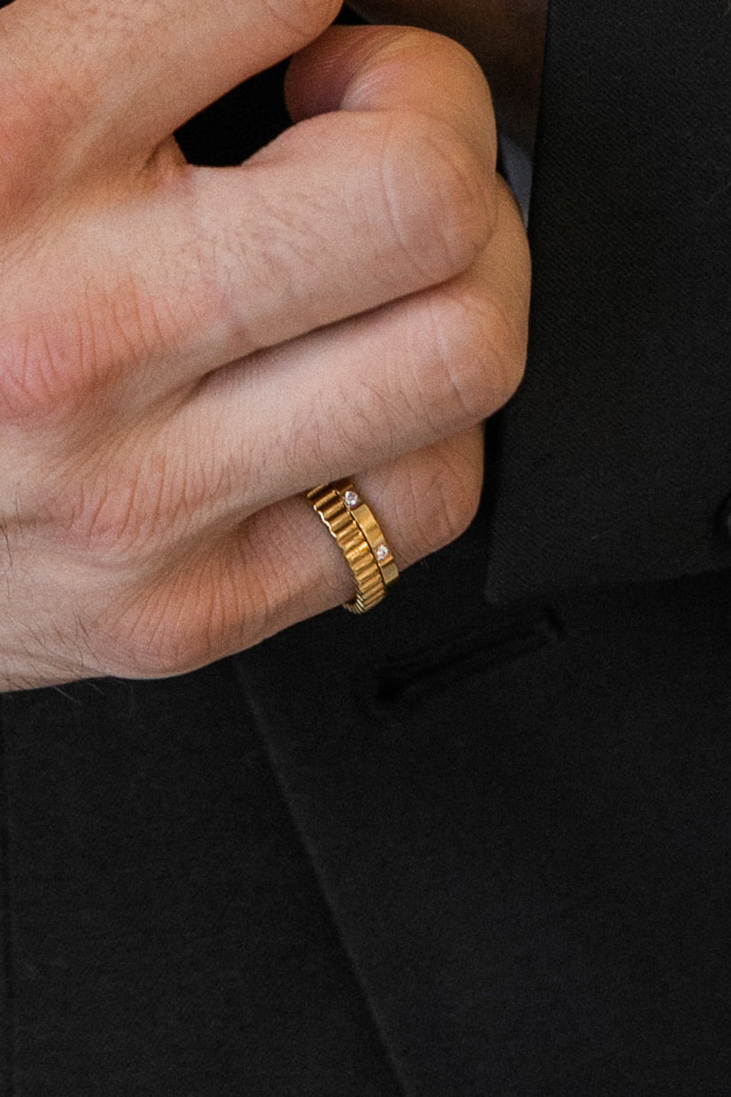 Rise - Ribbed Classic Ring Band